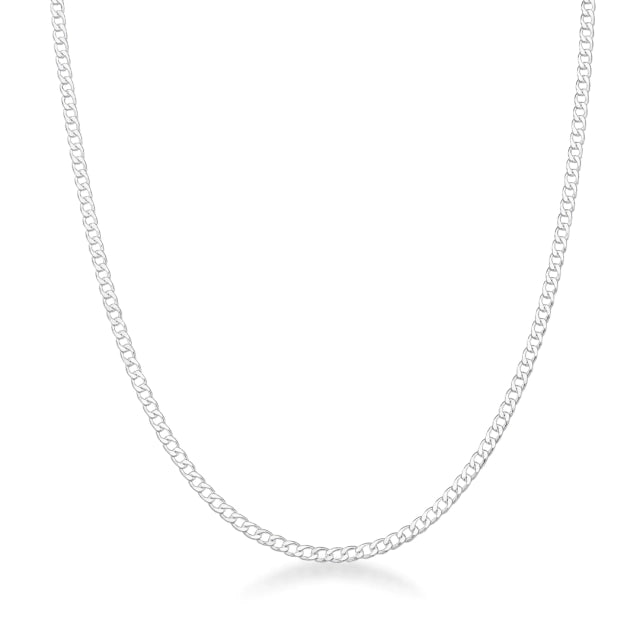 Corrente de Prata Masculina Grumet 3,2mm Fio 080
