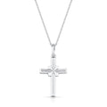 Colar de Prata Crucifixo Liso